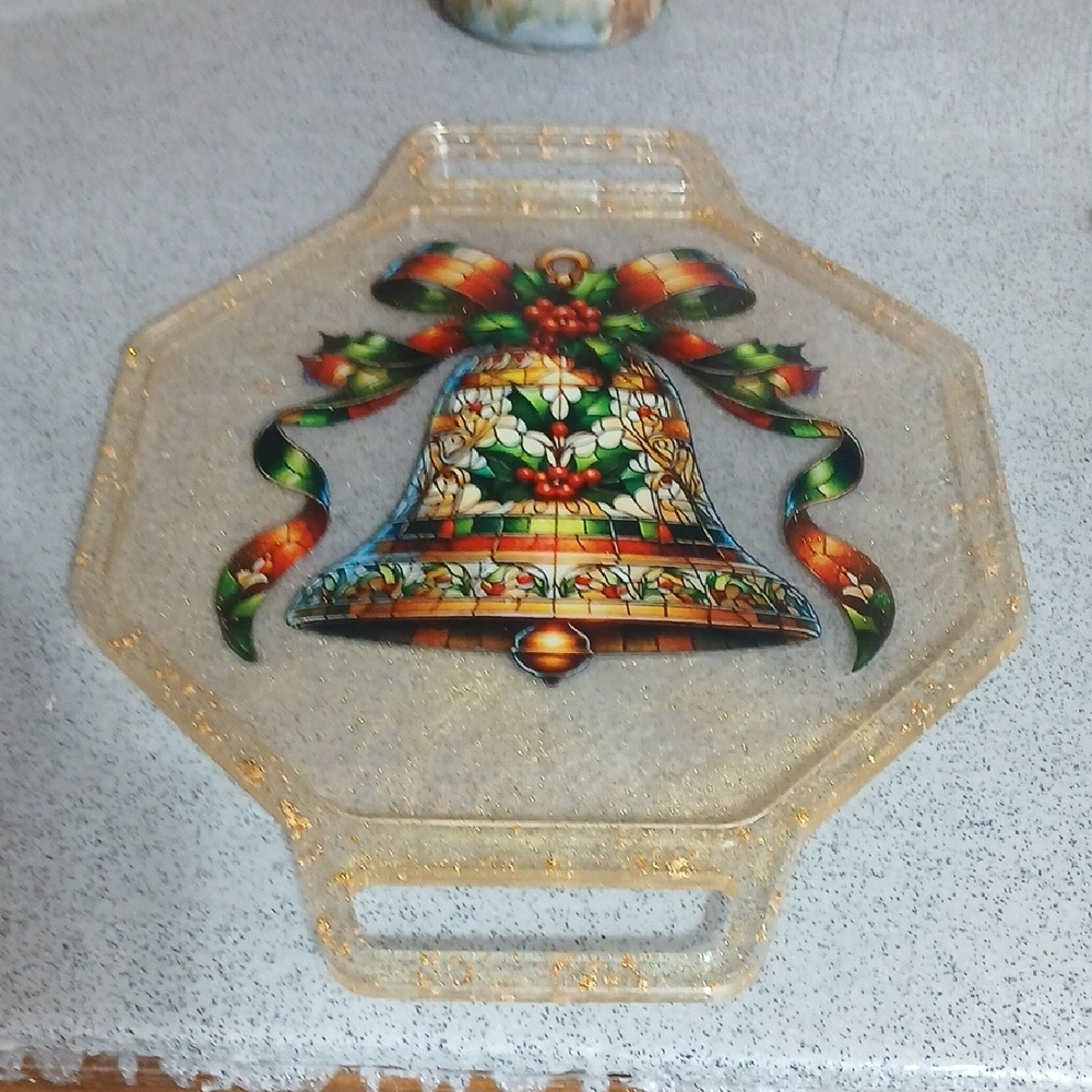 Festive Bell Art Tray